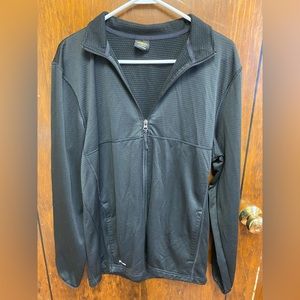 Athletic Works Jacket Mens Medium DriWorks Full Zipper Pockets Polyester